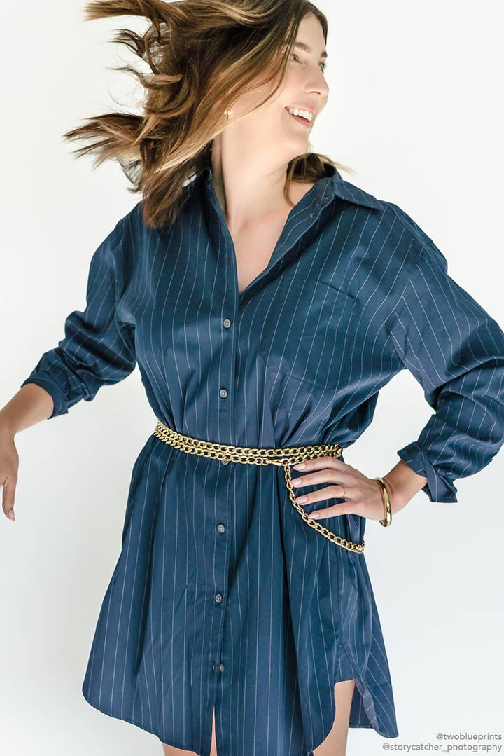 Ceinture chaîne à double rang Nyasia