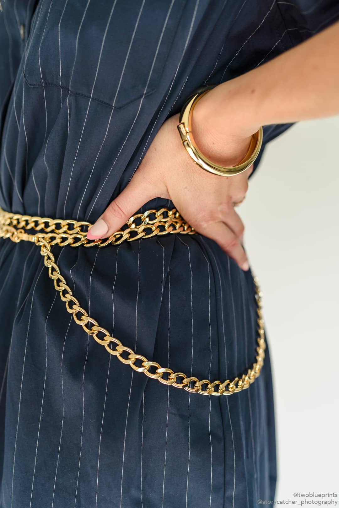 Ceinture chaîne à double rang Nyasia