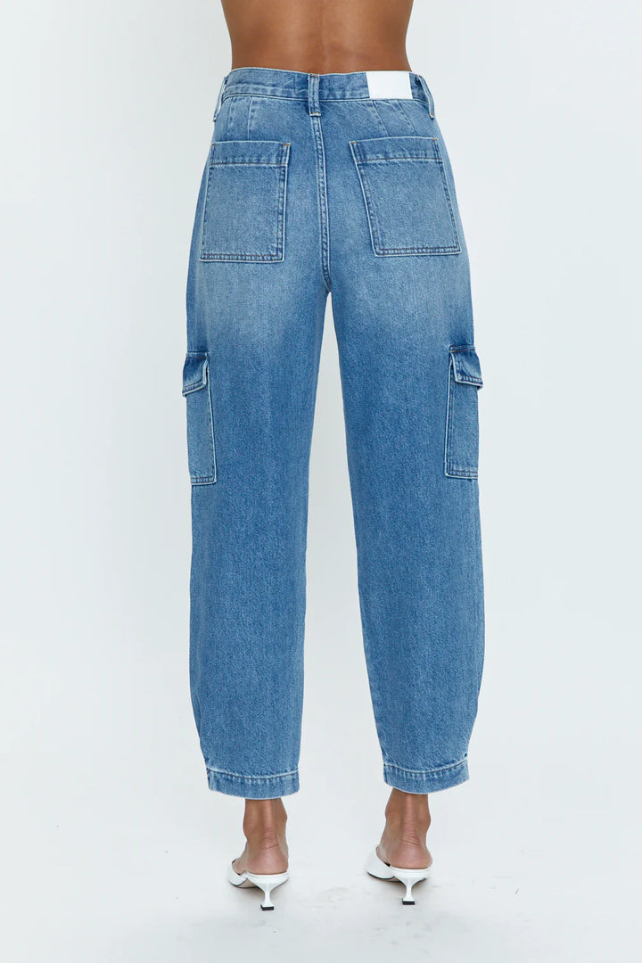 Jeans cargo coupe décontractée Josephine