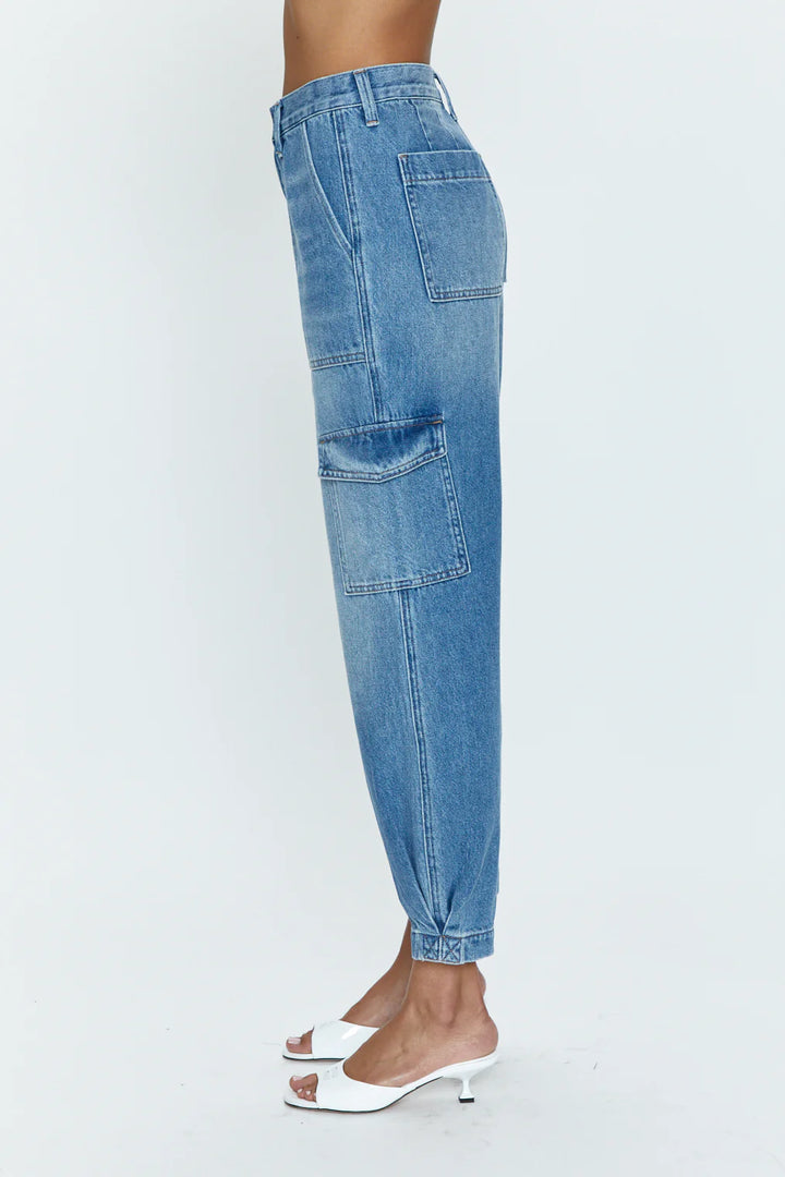 Jeans cargo coupe décontractée Josephine