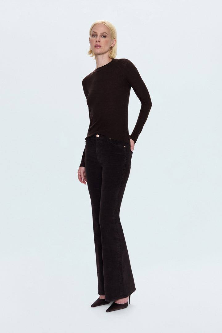 Jeans bootcut en corduroy Kinsley - Mocha