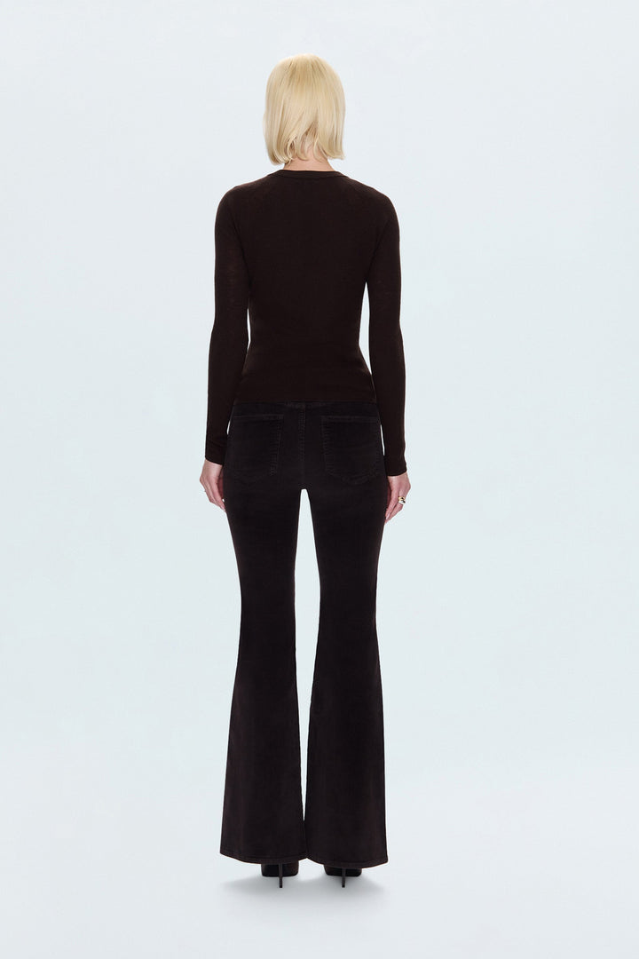 Jeans bootcut en corduroy Kinsley - Mocha