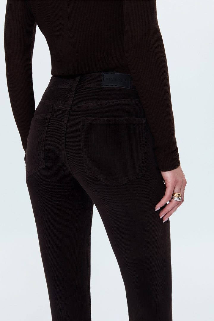Jeans bootcut en corduroy Kinsley - Mocha