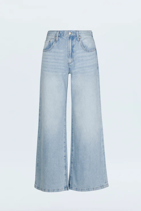 Jeans palazzo à taille basse Jadyn