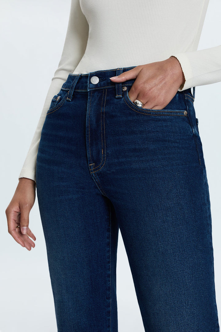 Jeans droit à taille haute Charlie