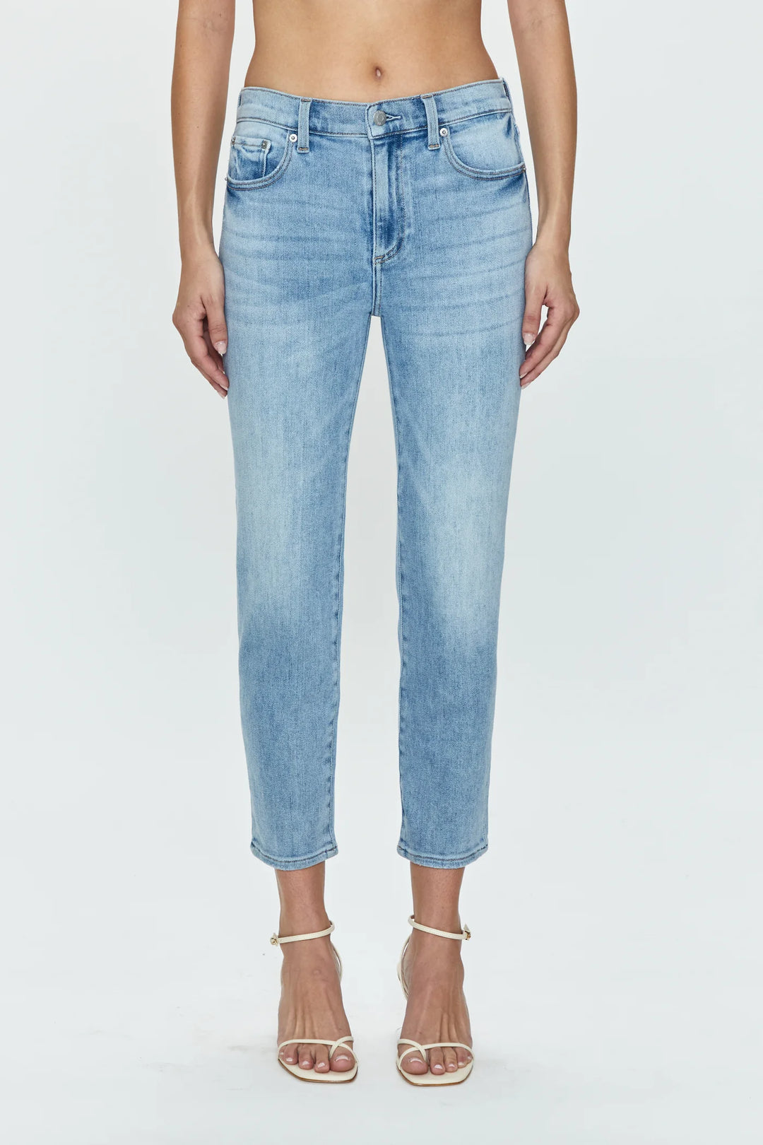 Jeans semi-ajusté Monroe Crop