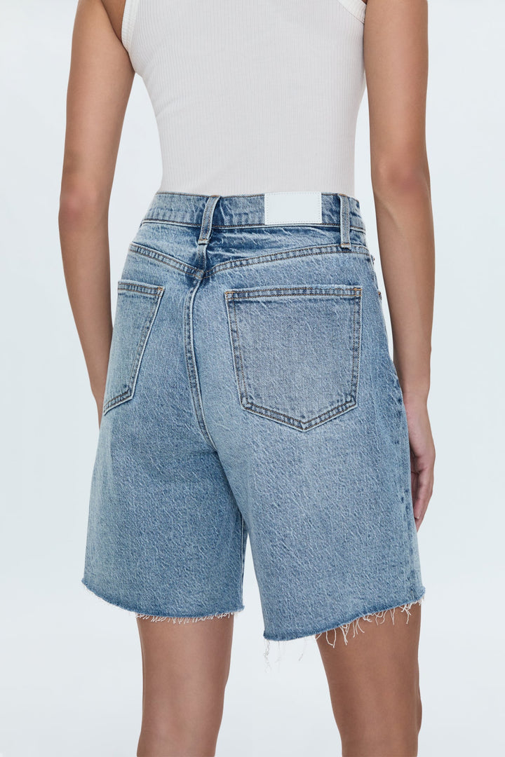 Short ample à taille haute avec ourlet effiloché Kaylee