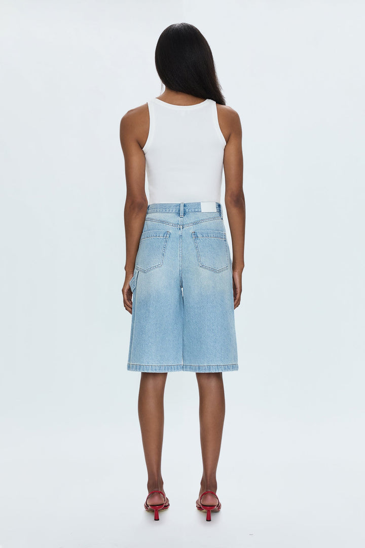 Short utilitaire en denim Carter