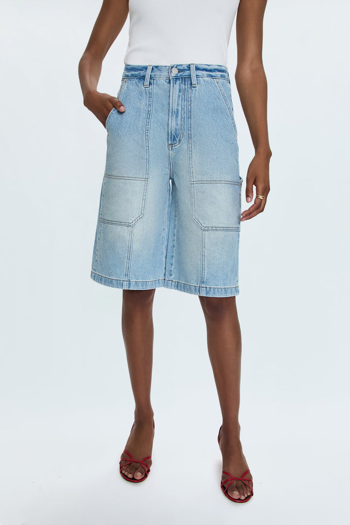Short utilitaire en denim Carter