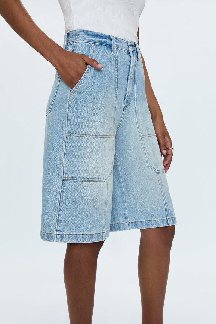 Short utilitaire en denim Carter