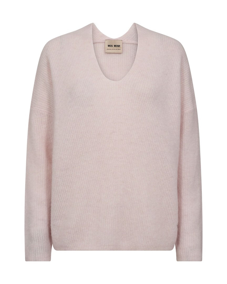 Pull en laine avec col V Thora