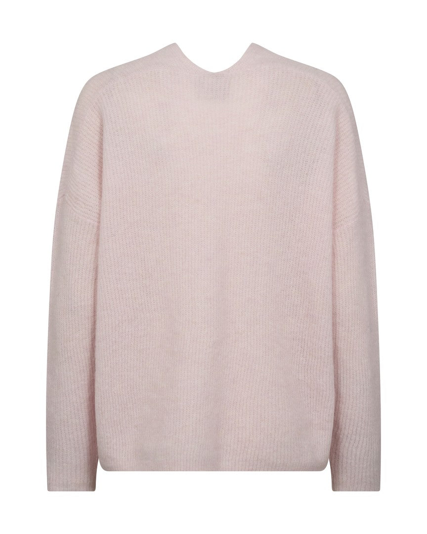 Pull en laine avec col V Thora