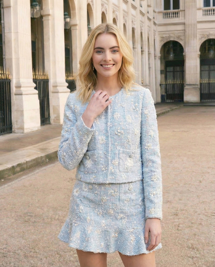 Veste courte Palma texturée et structurée