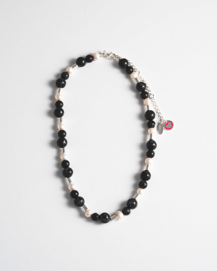 Collier de perles bicolores Viola