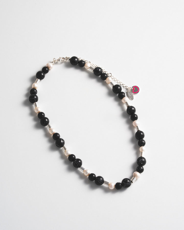 Collier de perles bicolores Viola