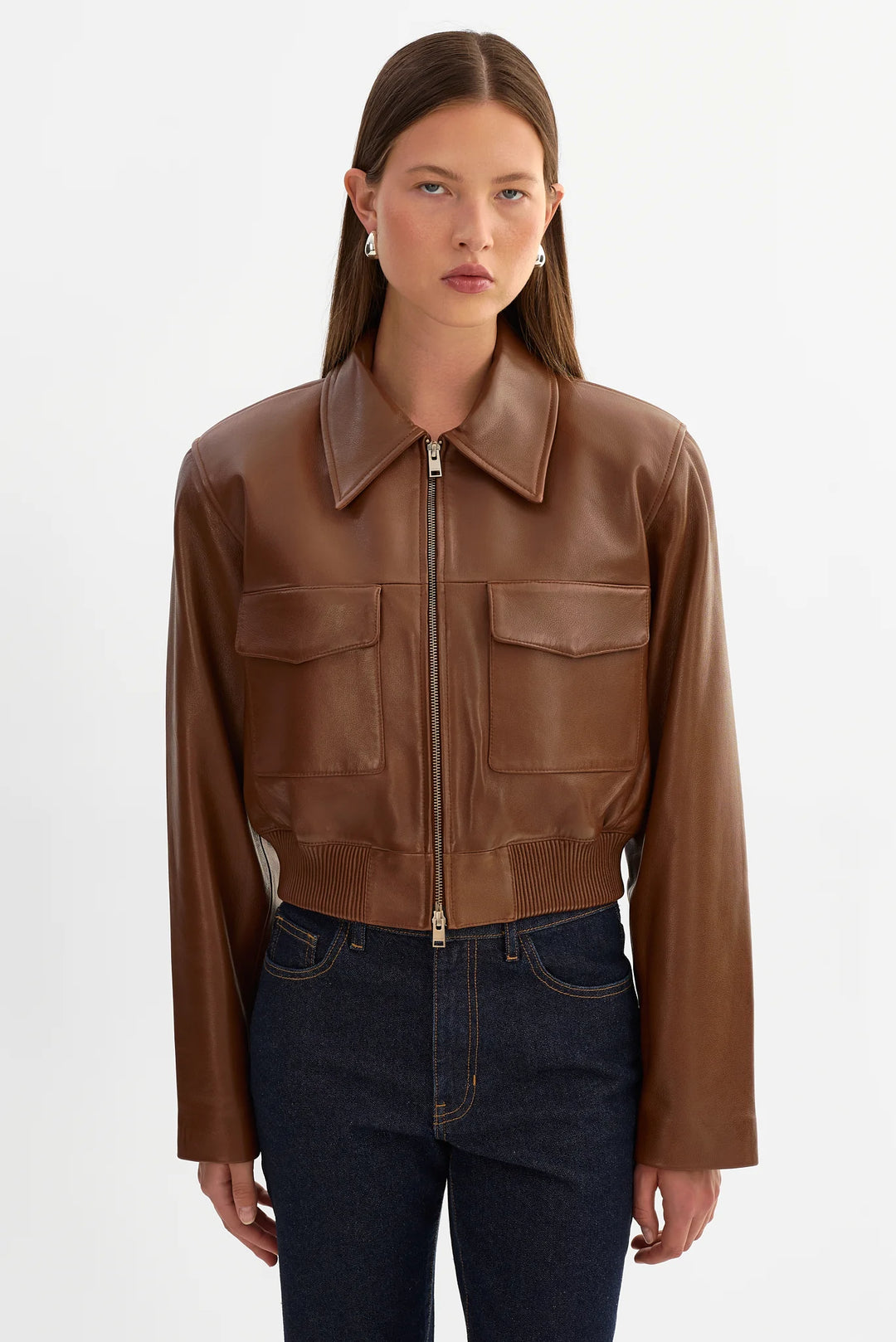 Manteau bomber court structuré Perry