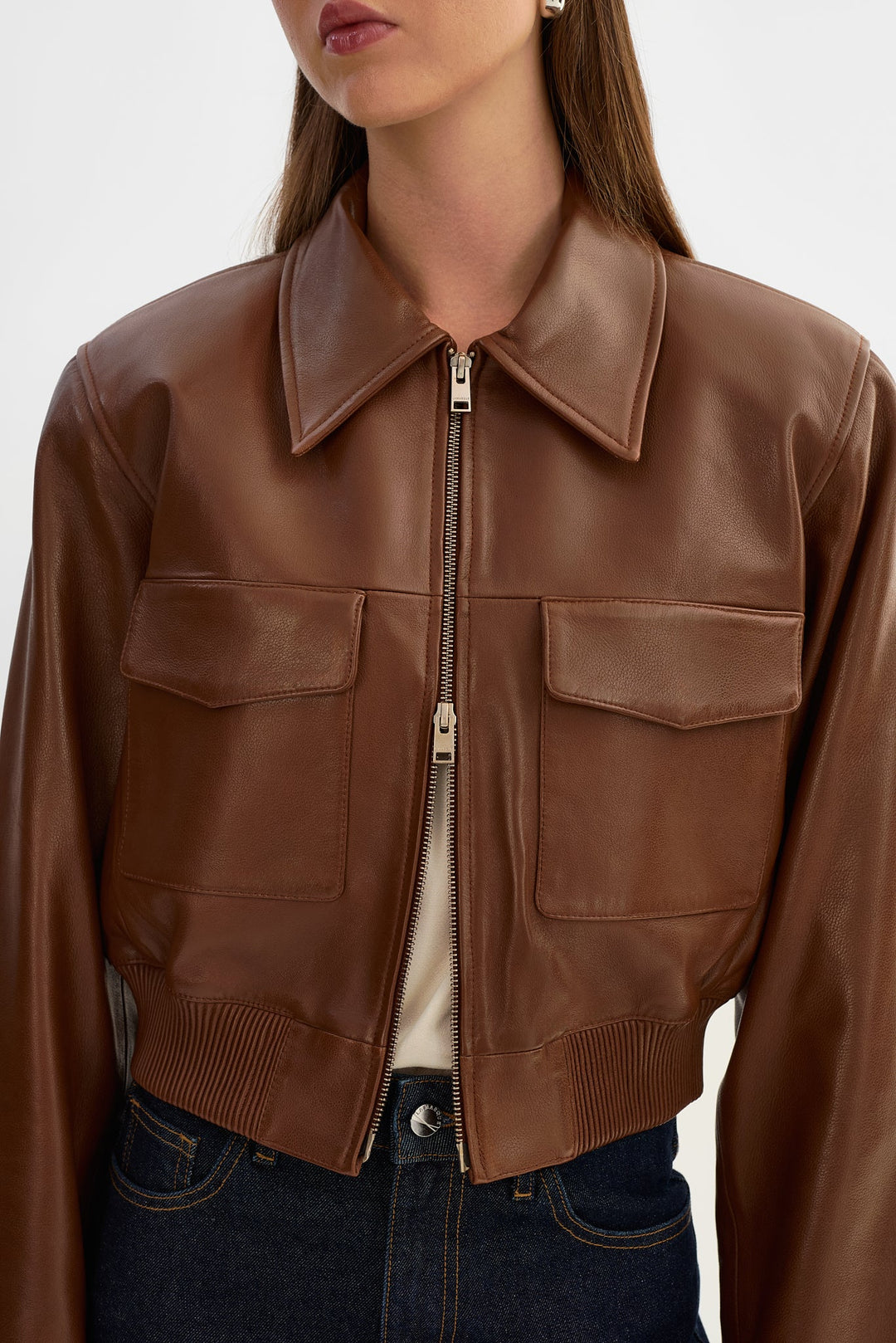 Manteau bomber court structuré Perry
