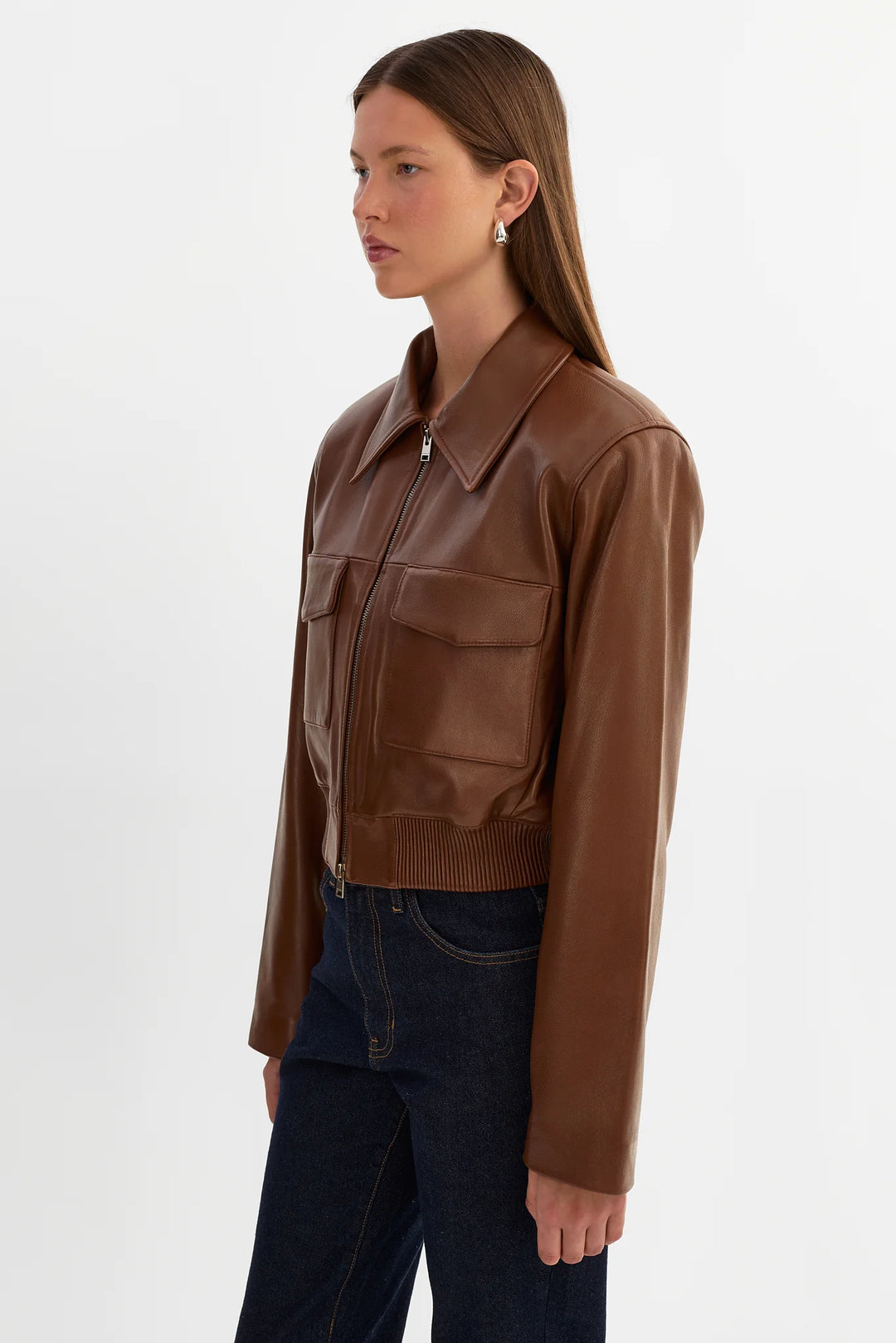 Manteau bomber court structuré Perry