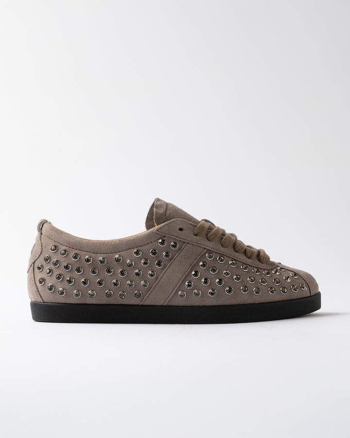 Baskets basses cloutées de strass Prima