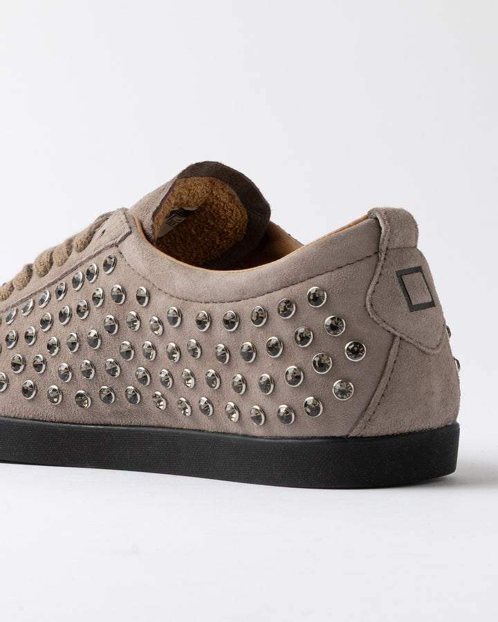 Baskets basses cloutées de strass Prima