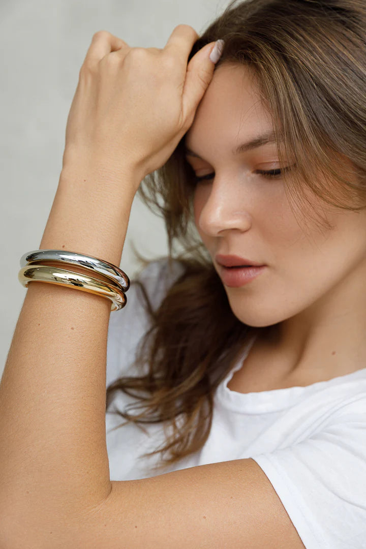 Bracelet jonc épais ouvert