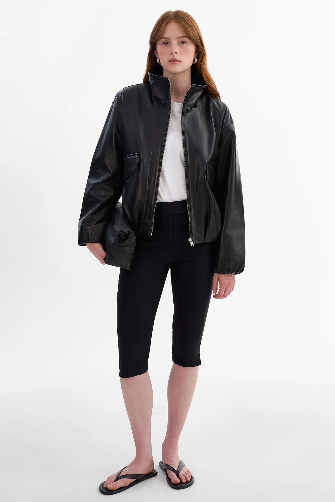 Manteau à col montant sculptural Ramona