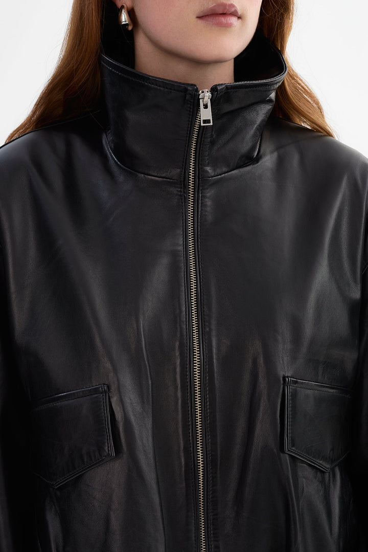 Manteau à col montant sculptural Ramona
