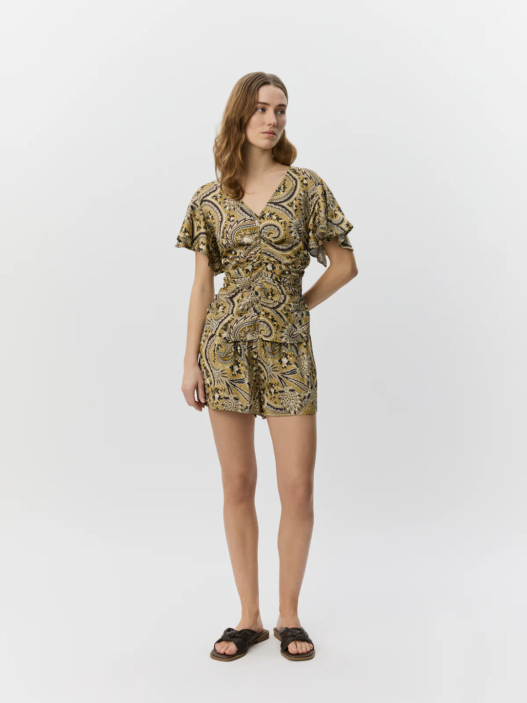 Short fluide Remi à imprimé