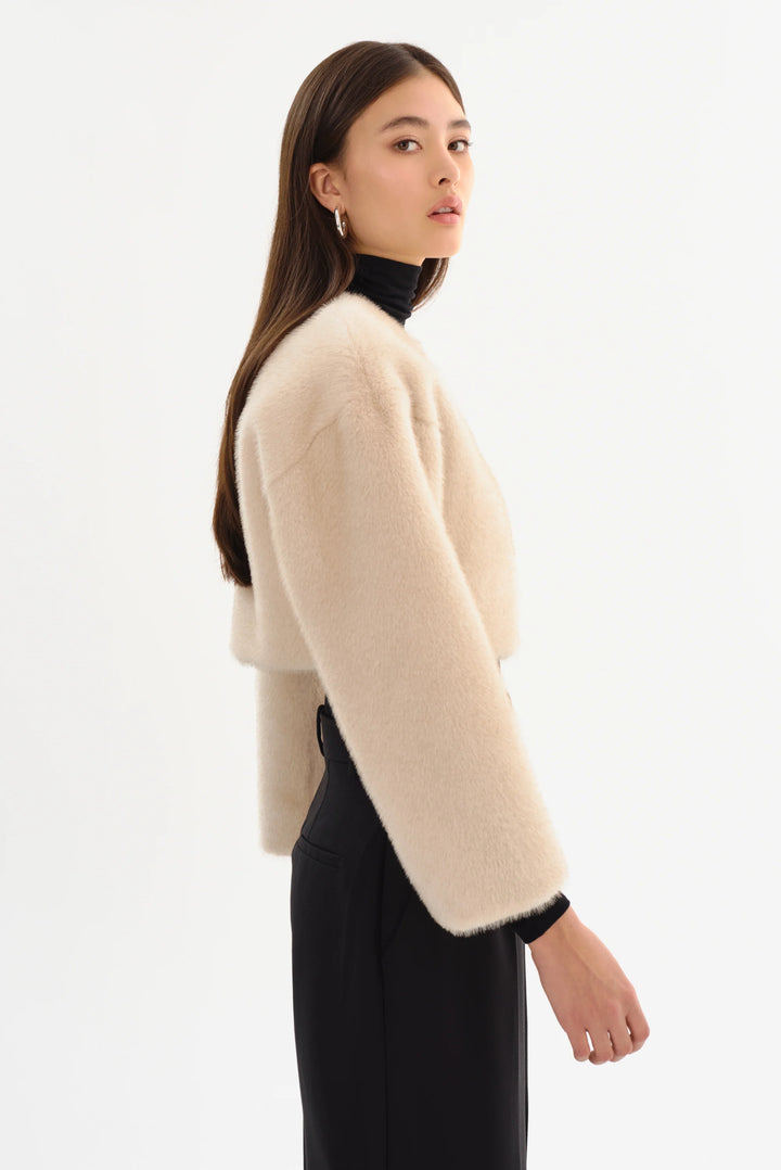 Veste courte en fausse fourrure Rowdie