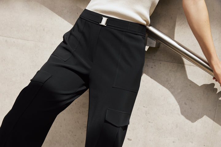 Jogging style cargo avec jambe 7/8 Fiora