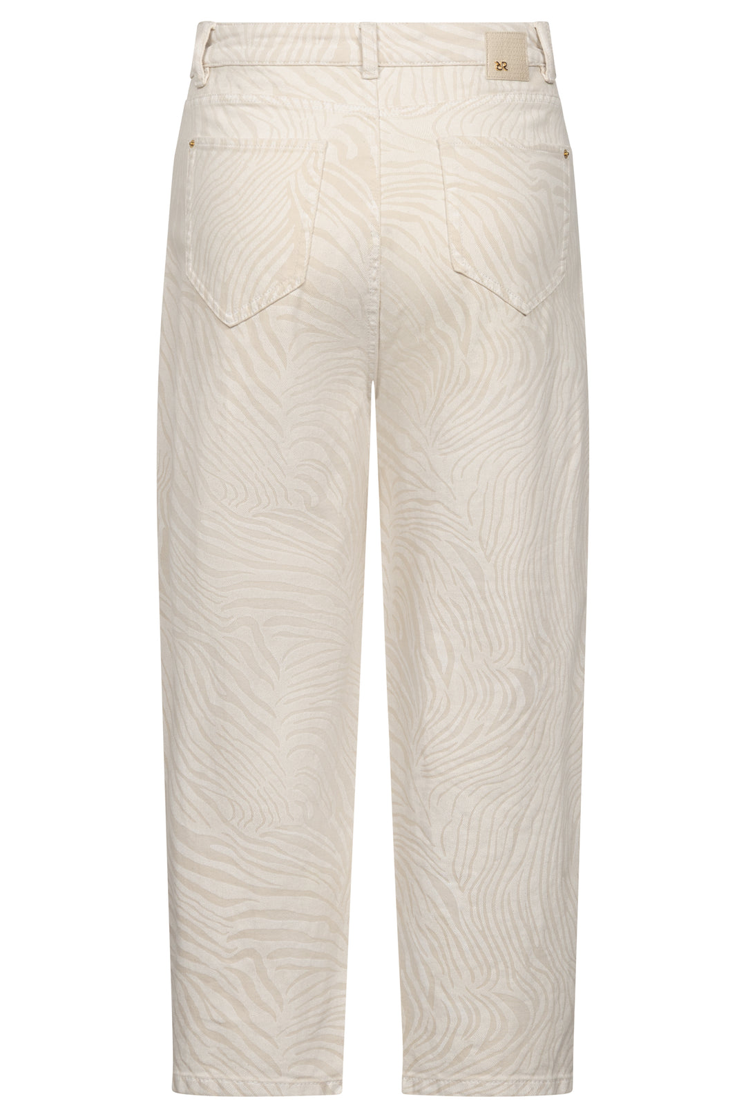 Jeans à imprimé zébré Hanni