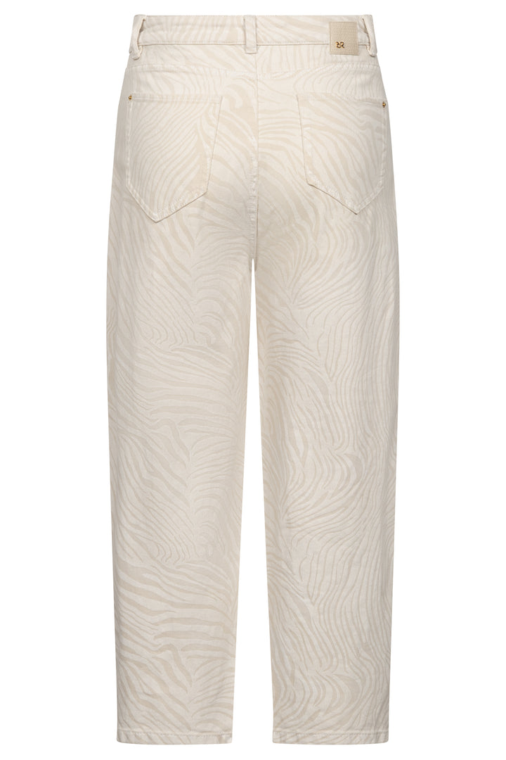 Jeans à imprimé zébré Hanni