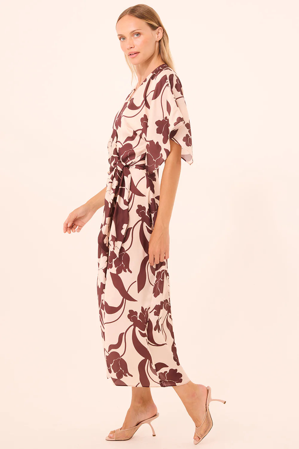 Robe portefeuille à imprimé floral Hadassa