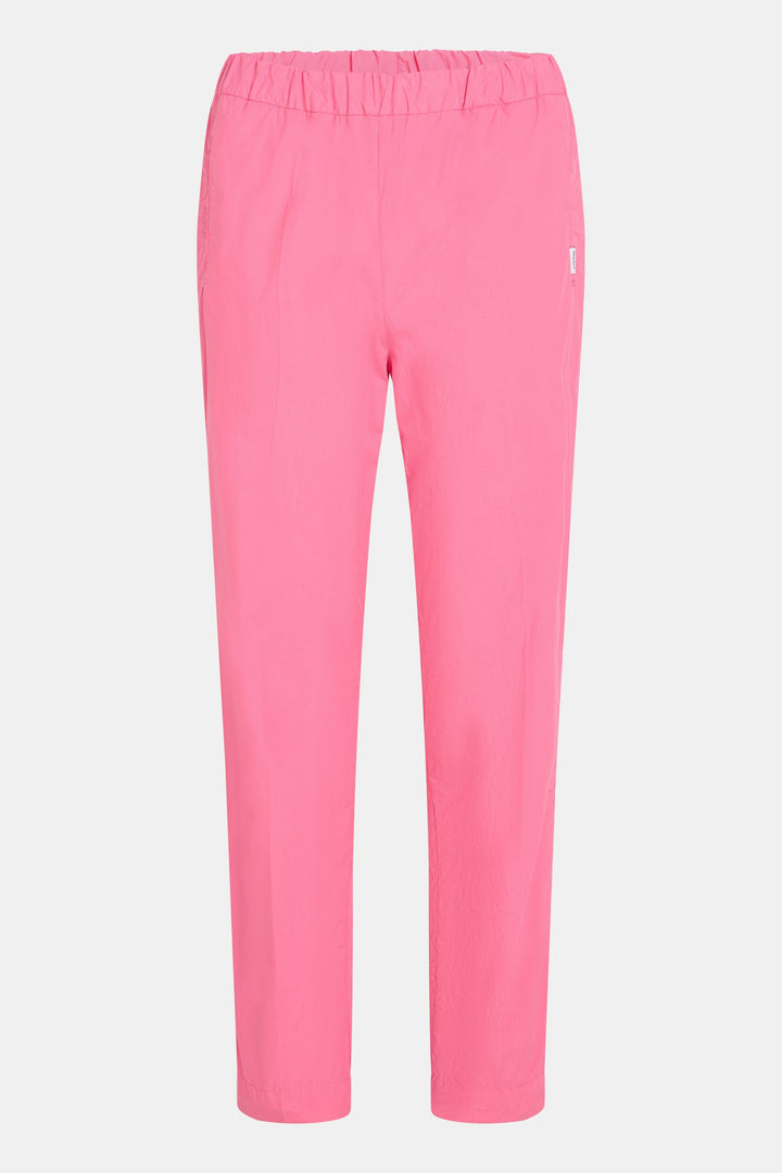 Pantalon droit en popeline
