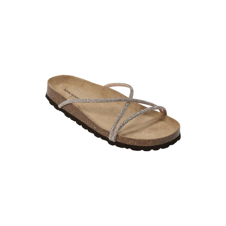 Sandales minimalistes avec brides scintillantes Erin