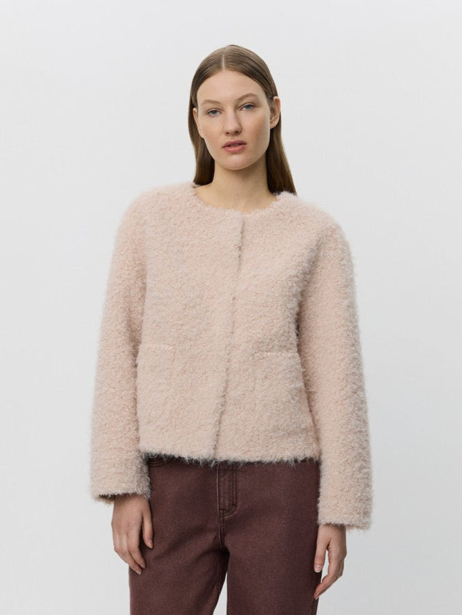 Veste courte en fausse fourrure Juno