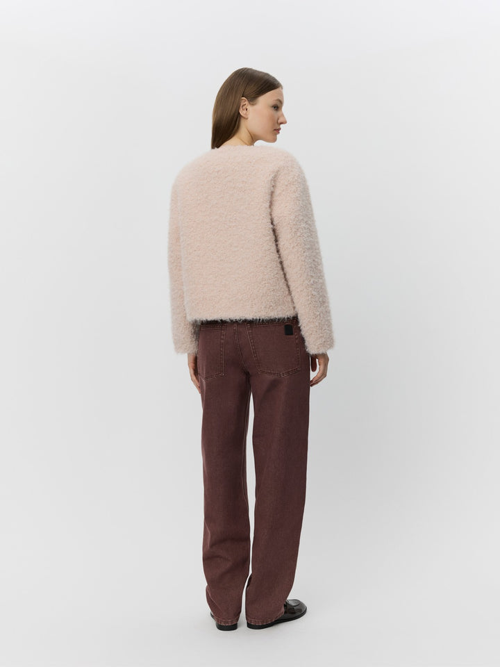 Veste courte en fausse fourrure Juno