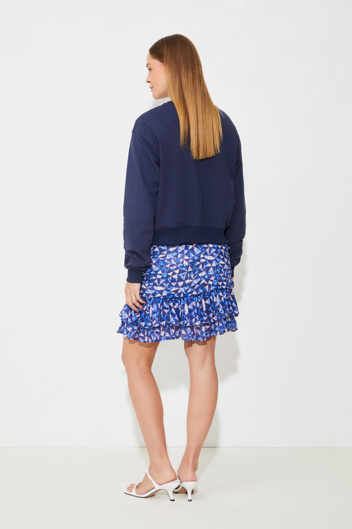 Sweat-shirt en coton avec écriture Sailor