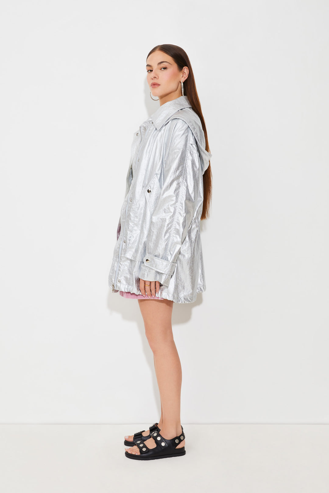 Manteau parka avec effet métallisé Elliot