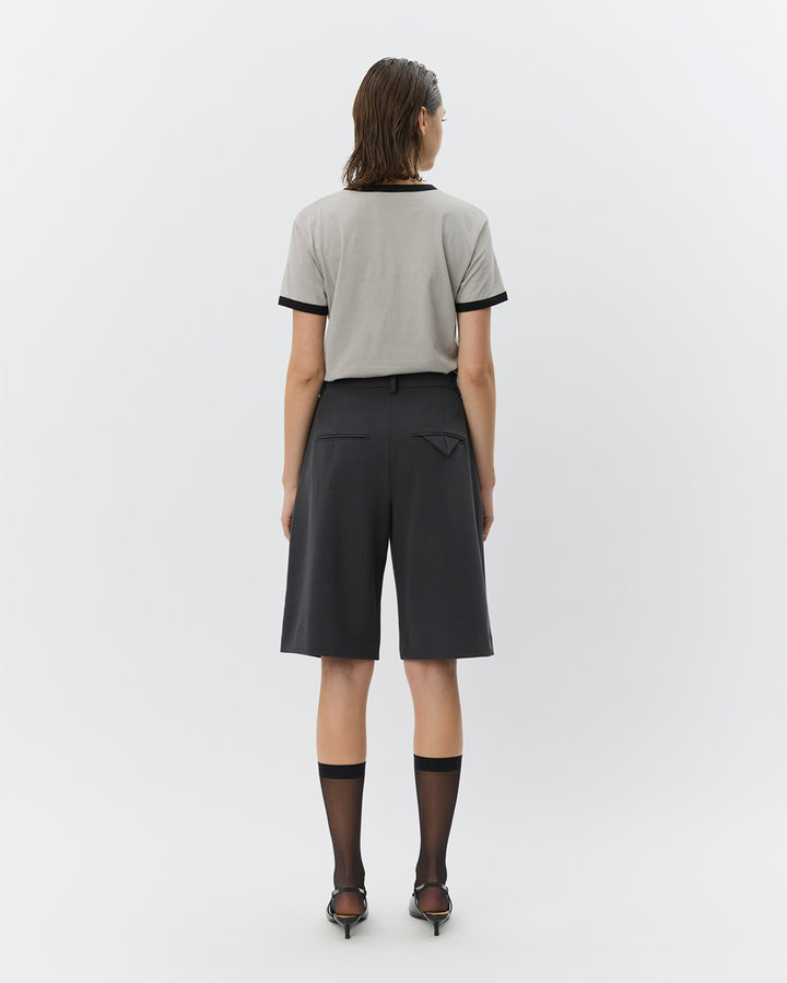 Bermuda tailleur Elsa à plis pressés