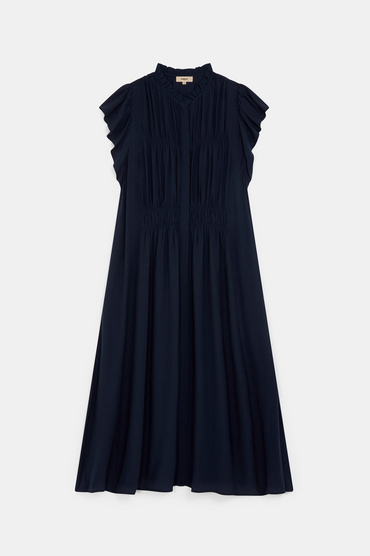 Robe Coco fluide à manches volantées