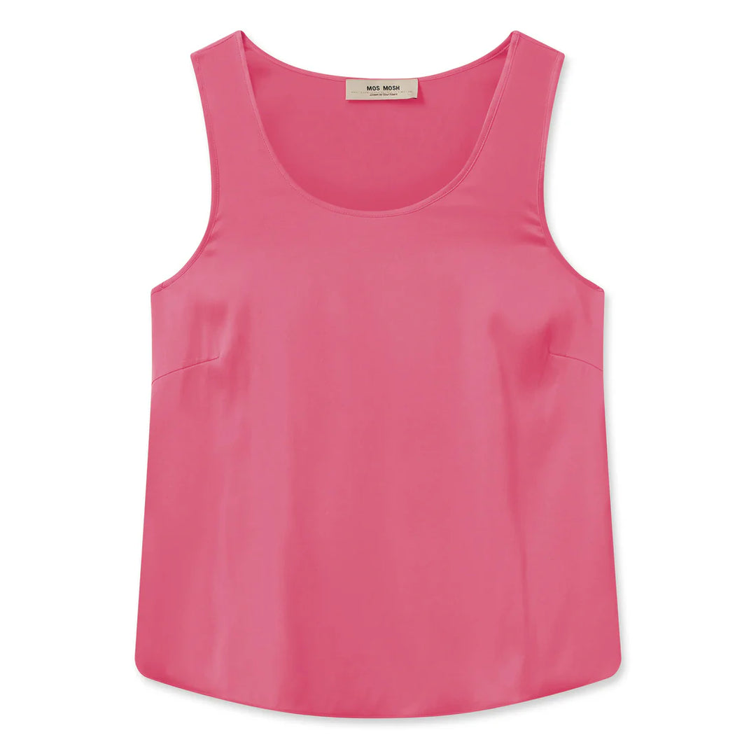 Camisole en soie avec col rond Astrid