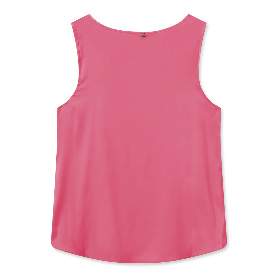 Camisole en soie avec col rond Astrid