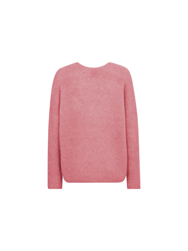 Pull en laine avec col V Thora