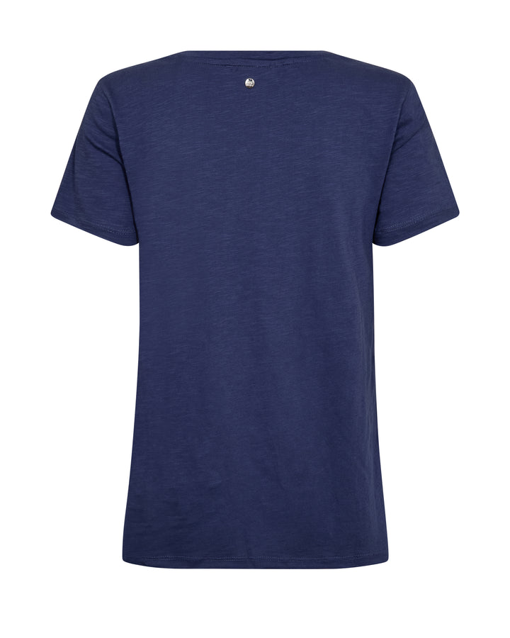 T-shirt à col V motif ailes Romi Gethi