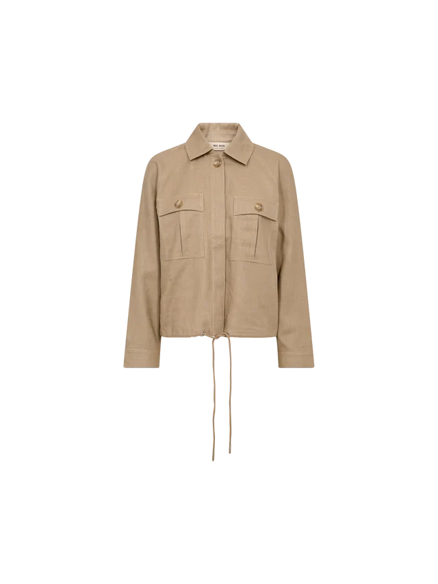 Veste Ginah légère brodée au dos
