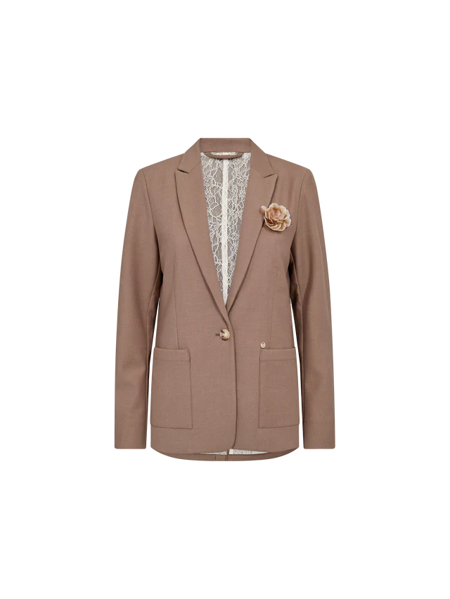Veston classique avec broche florale Phebs