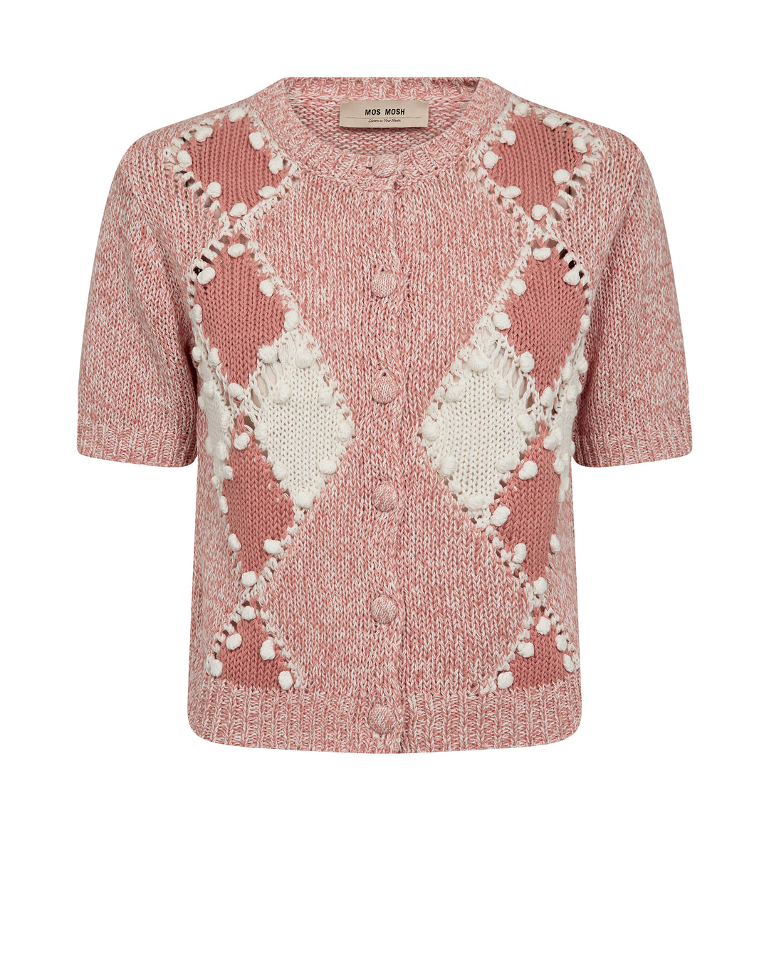 Cardigan Elio à motif argyle