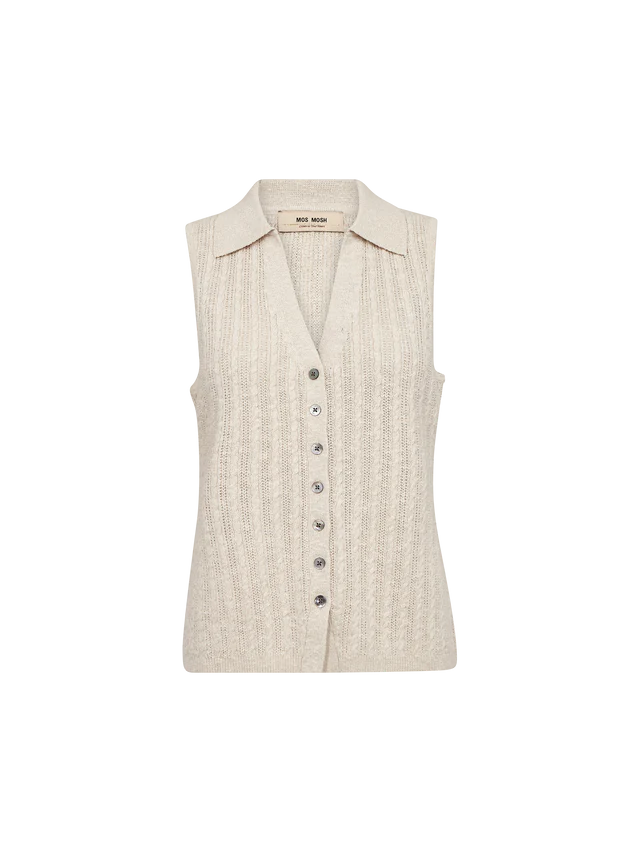 Tricot Rinja sans manches à col polo