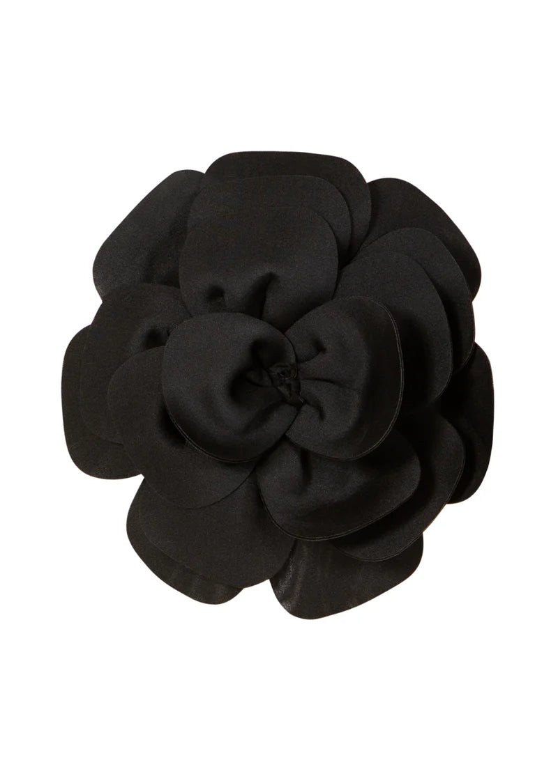 Haut manches longues avec fleur surdimensionnée